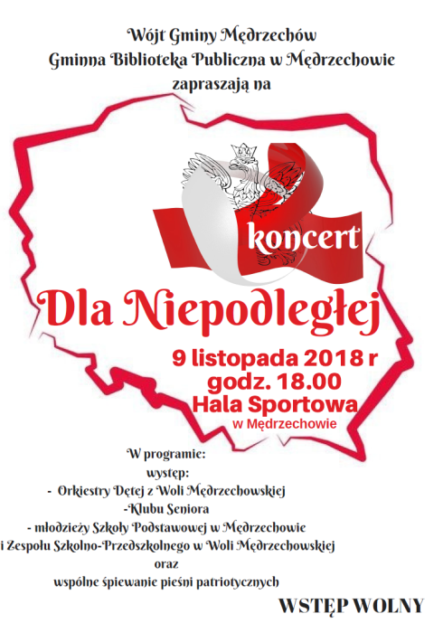 dla niepodległej plakat