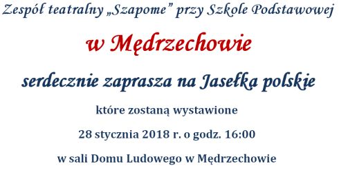 zaproszenie jaselka