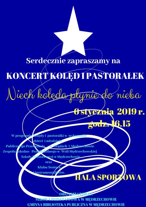 Plakat koncert kolęd