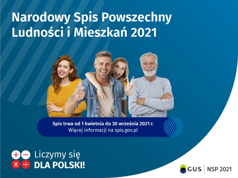 Narodowy Spis Powszechny Ludności i Mieszkań NSP 2021 grafika II