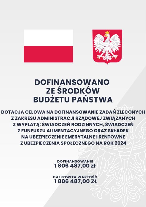 Plakat świadczenia 2024